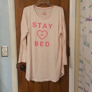 Victoria's secret long sleeve night shirt